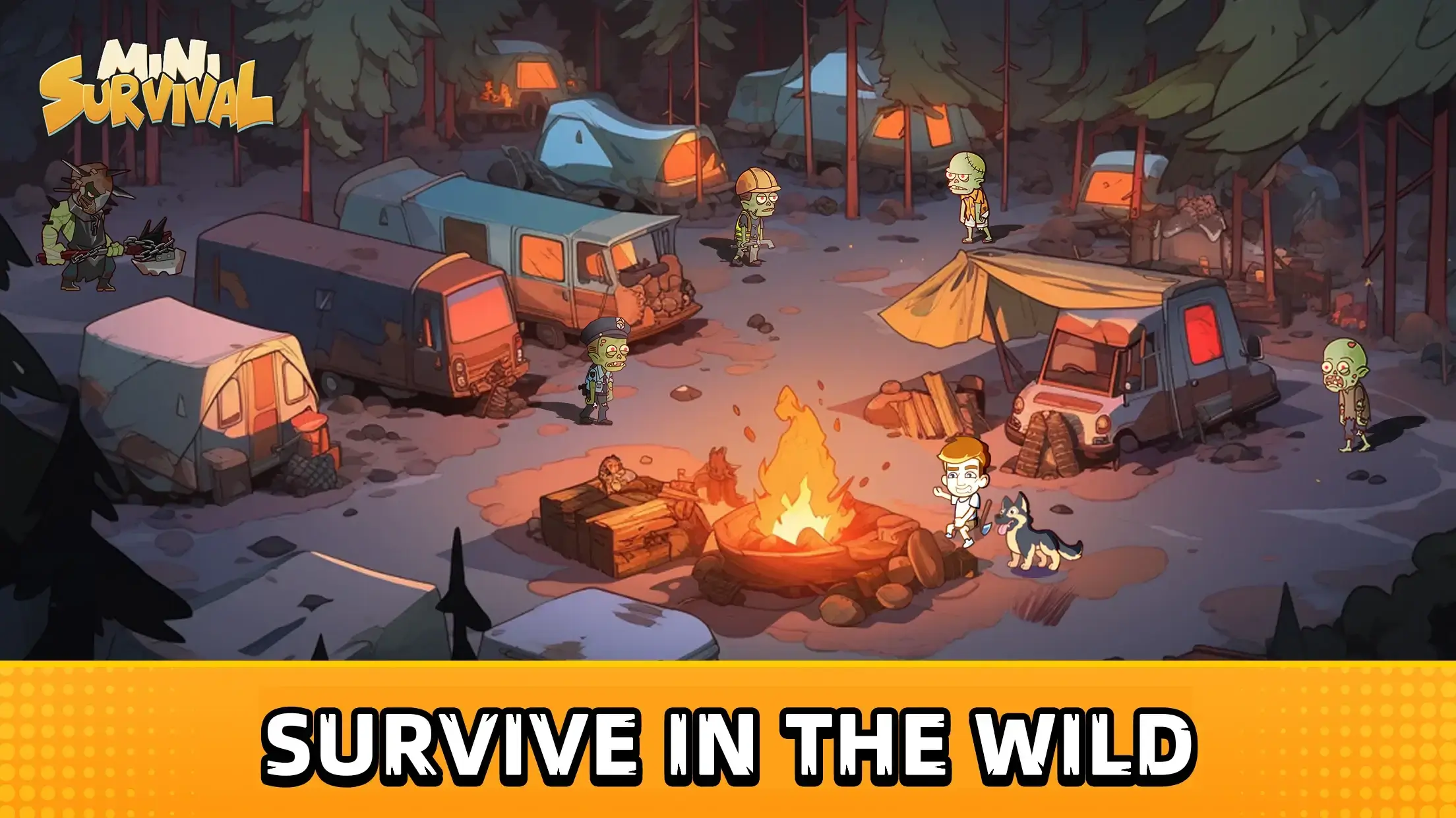 Mini Survival Zombie Fight MOD APK