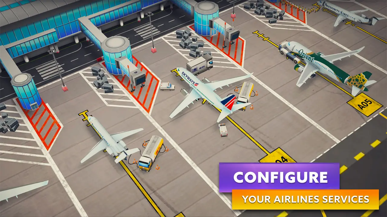 Airport simulator tycoon MOD APK