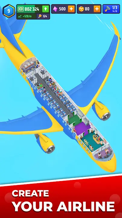 Idle Airplane Inc MOD APK