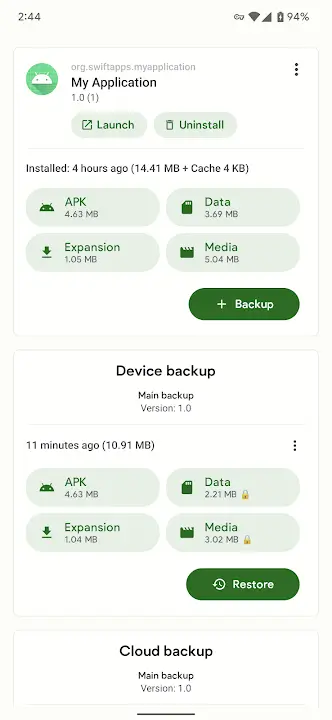 Swift Backup MOD APK